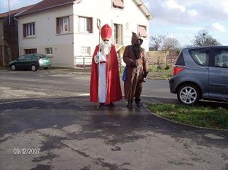 Saint-Nicolas et le Pre Fouettard
